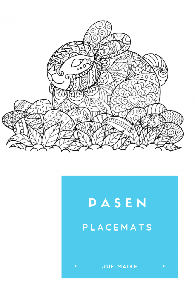 Pasen placemats 