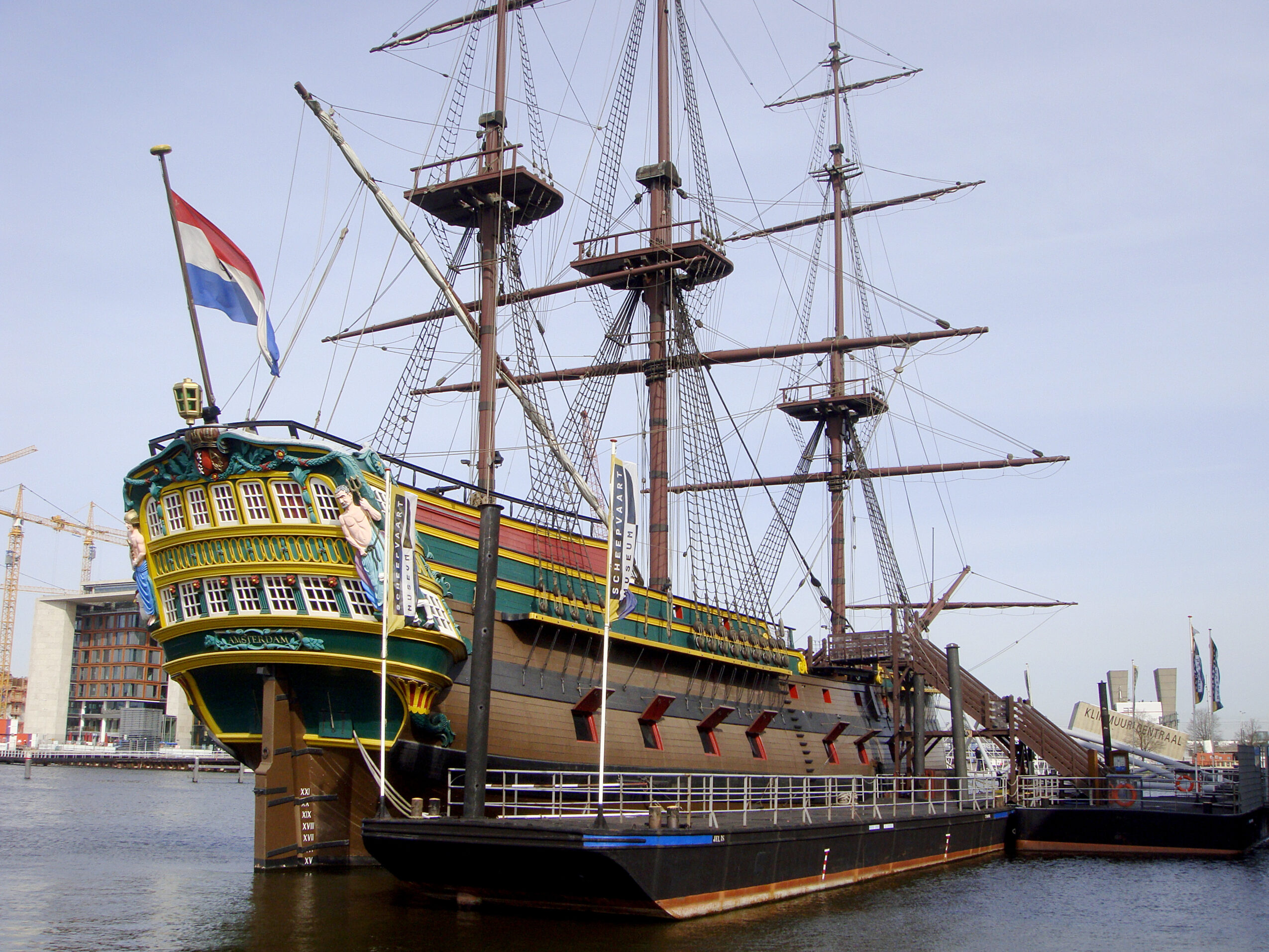 Scheepvaartmuseum in Amsterdam