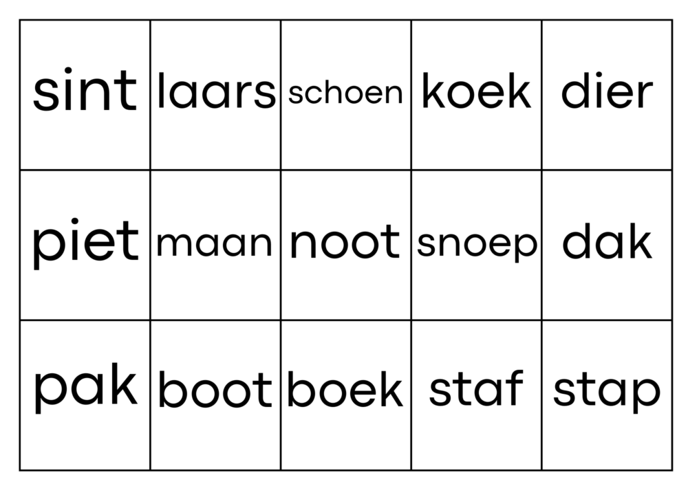 Leesspel Sinterklaas