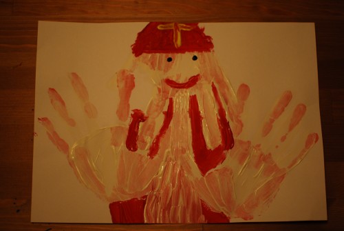 Sinterklaas verven