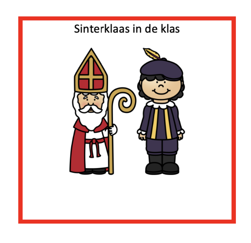 dagritmekaarten Sinterklaas op school 