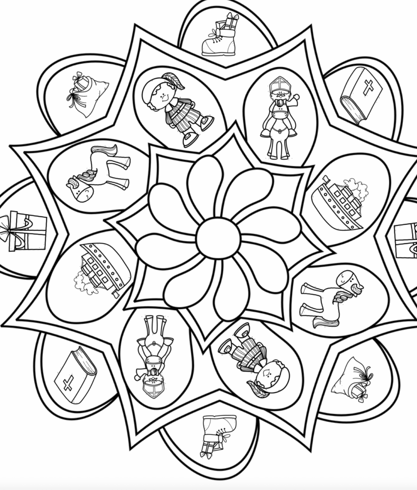Sinterklaas mandala's