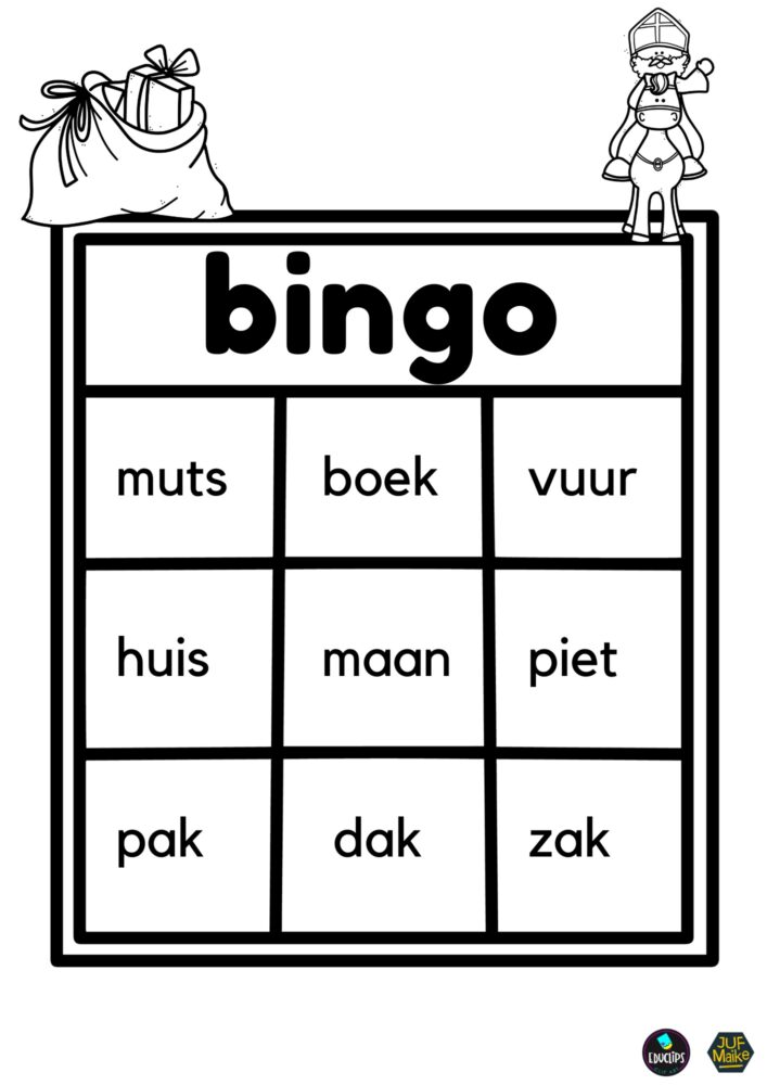 Sinterklaas-bingo- lezen