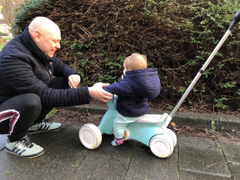 BERG GO2: toffe skelter en loopauto