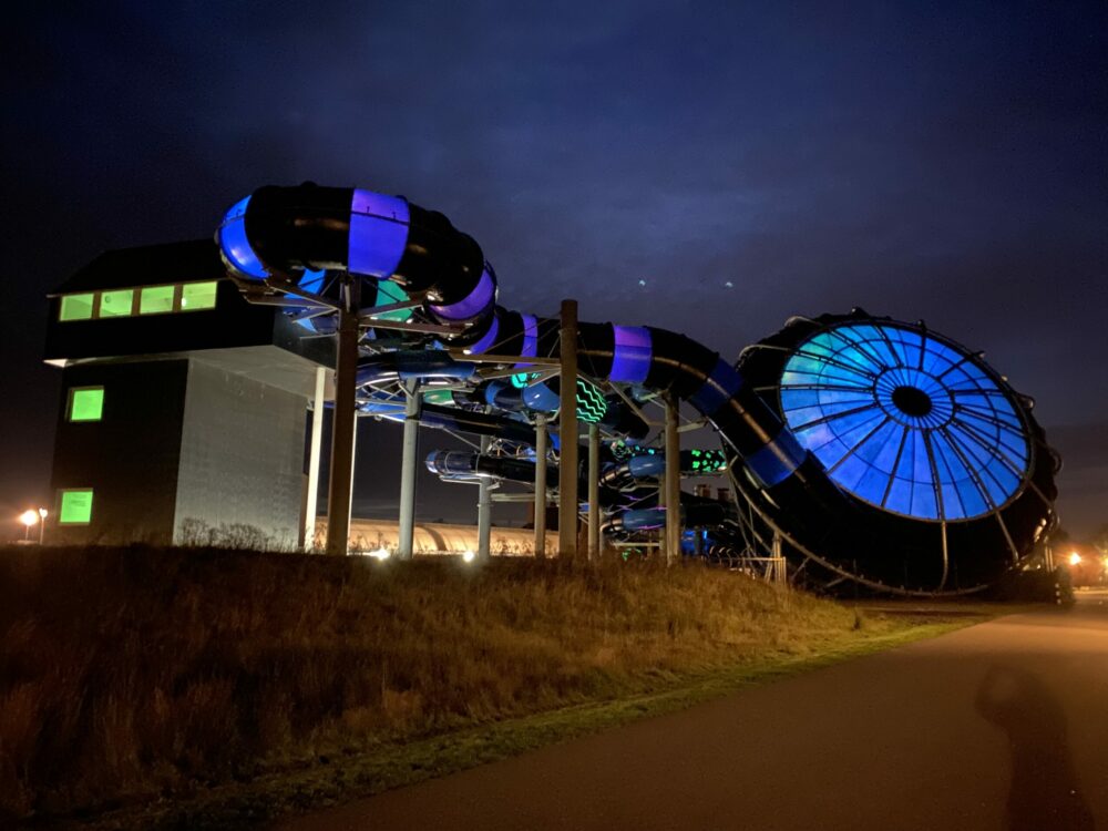 Nieuwe glijbaan Hof van Saksen: Subito