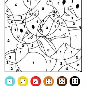 Kleuren op code kerst