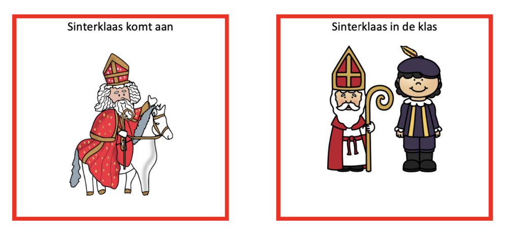 Dagritmekaarten Sinterklaasviering