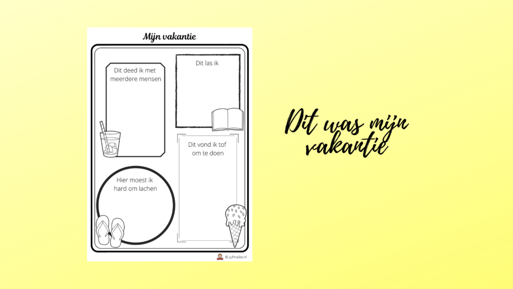 Dit was mijn vakantie