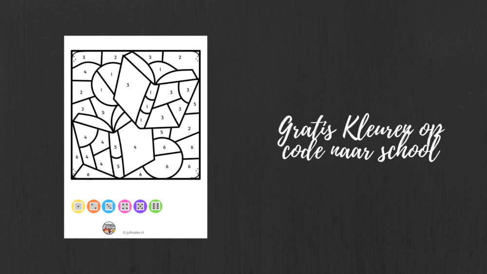 Gratis Kleuren op code naar school
