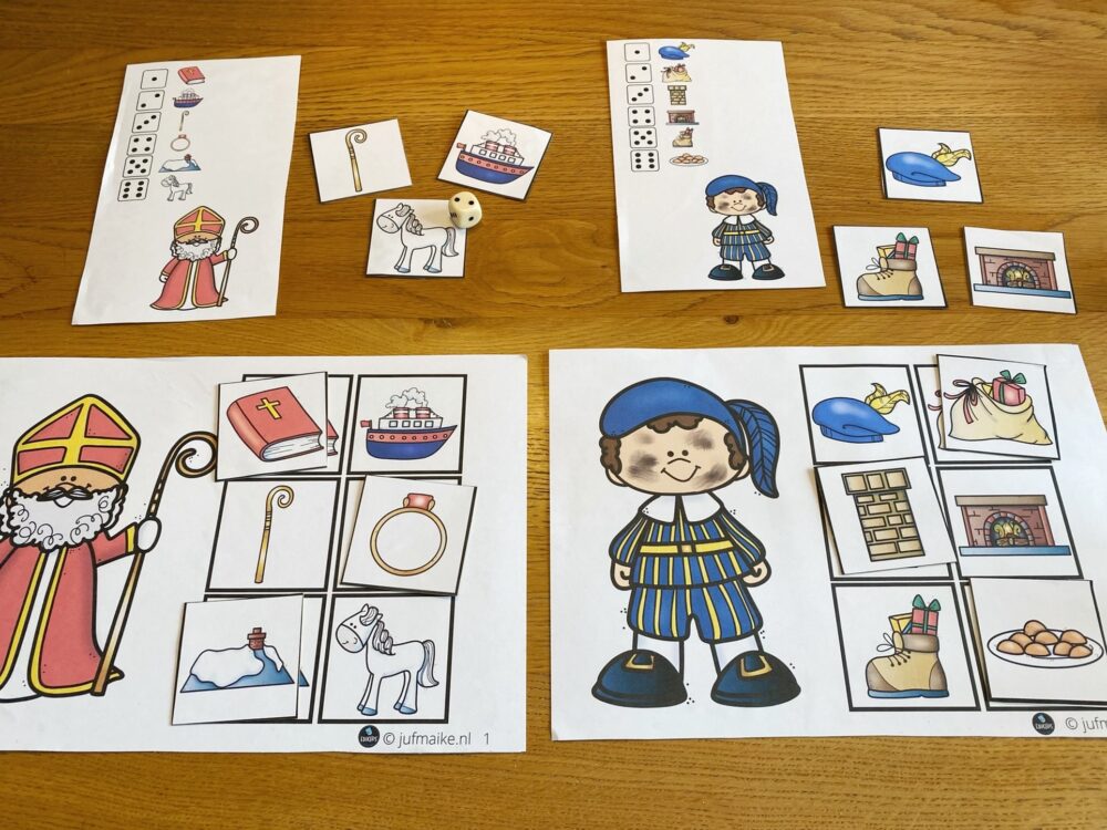 Sinterklaas dobbelen spel