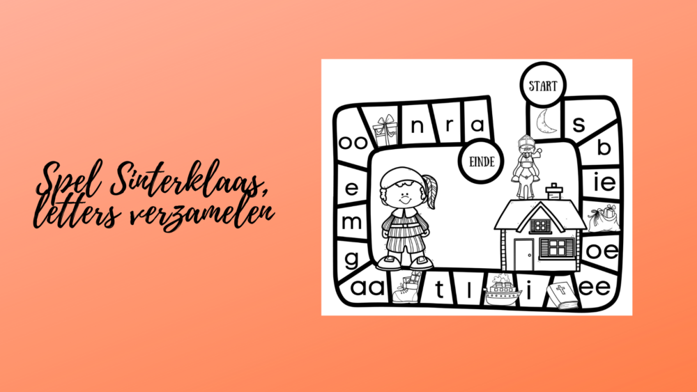 Spel Sinterklaas, letters verzamelen