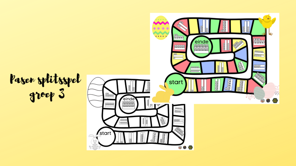 Pasen splitsspel groep 3