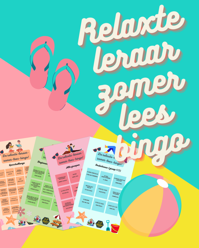 Relaxte-leraar-zomer-lees-bingo