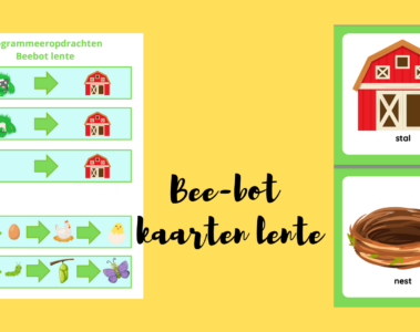 Bee-bot kaarten lente