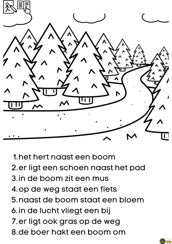 Teken wat je leest lente