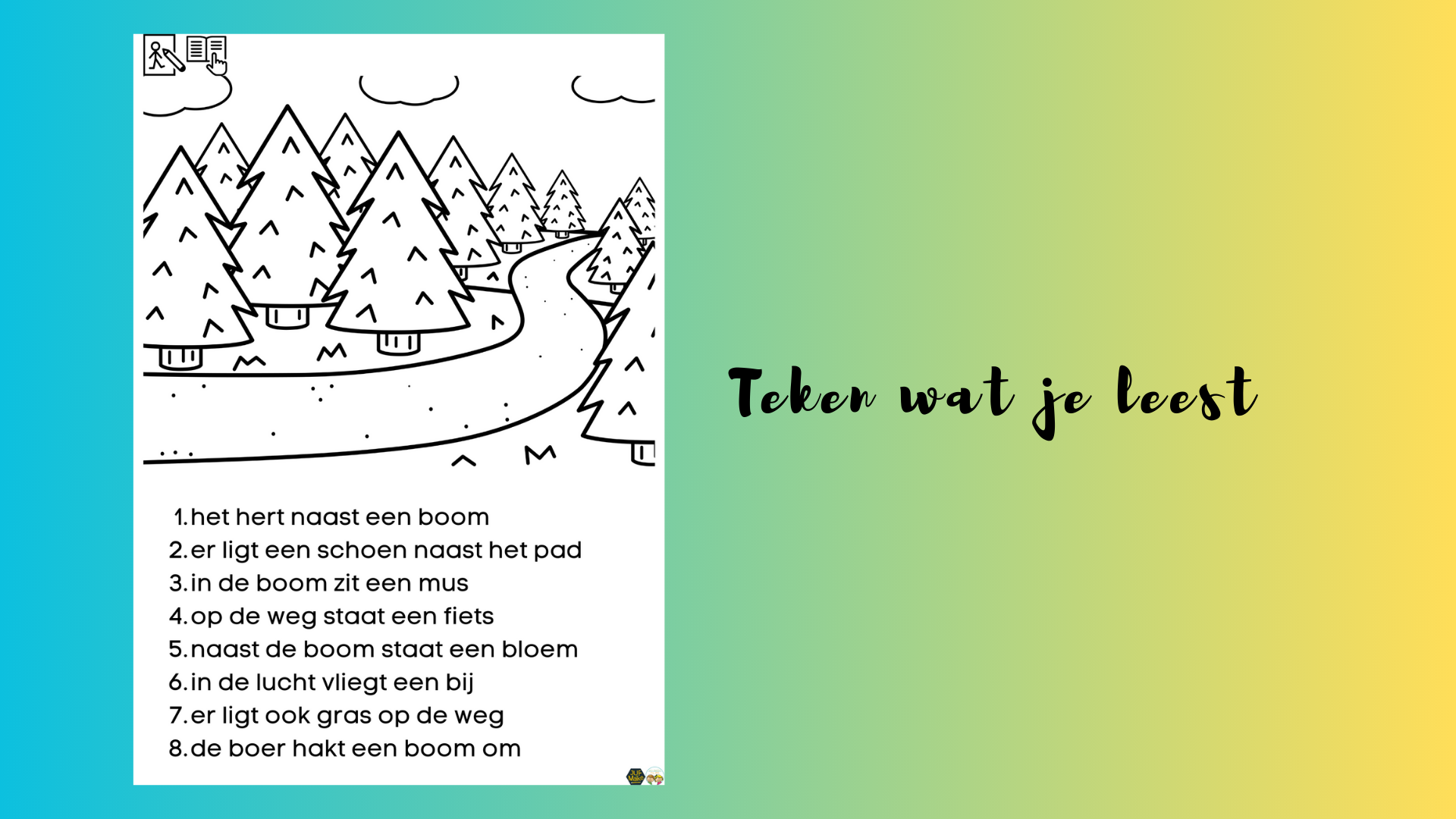 Teken wat je leest