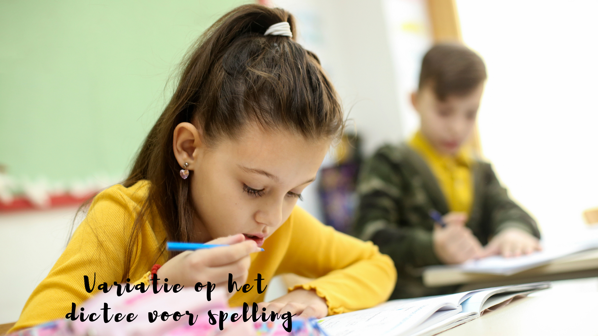 Variatie op het dictee voor spelling
