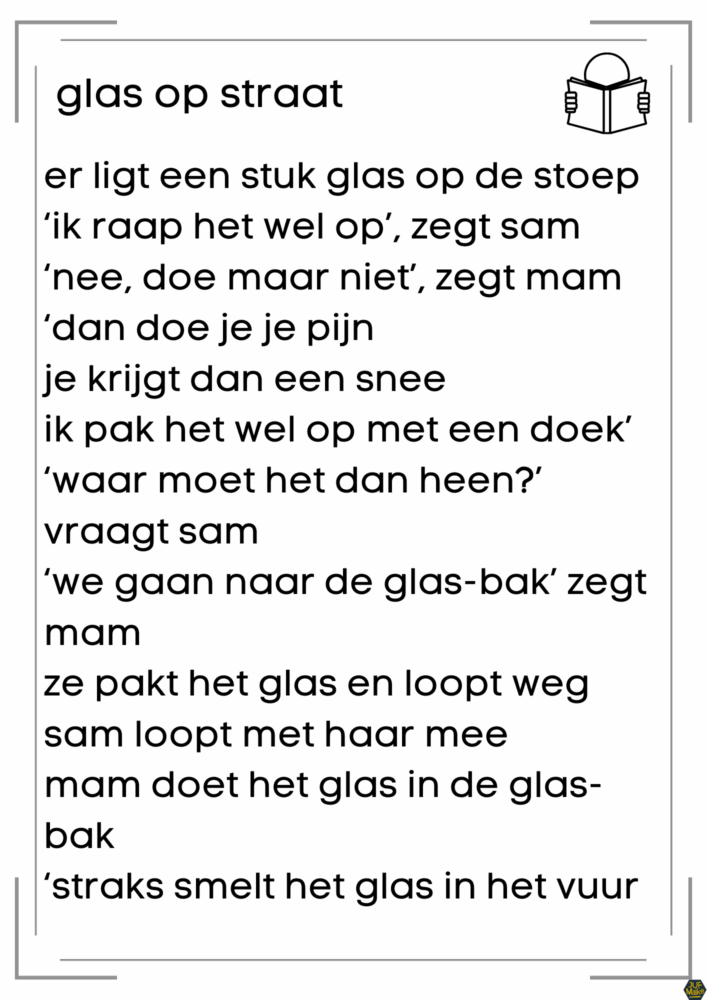 Verhaaltje beginnende lezers afval