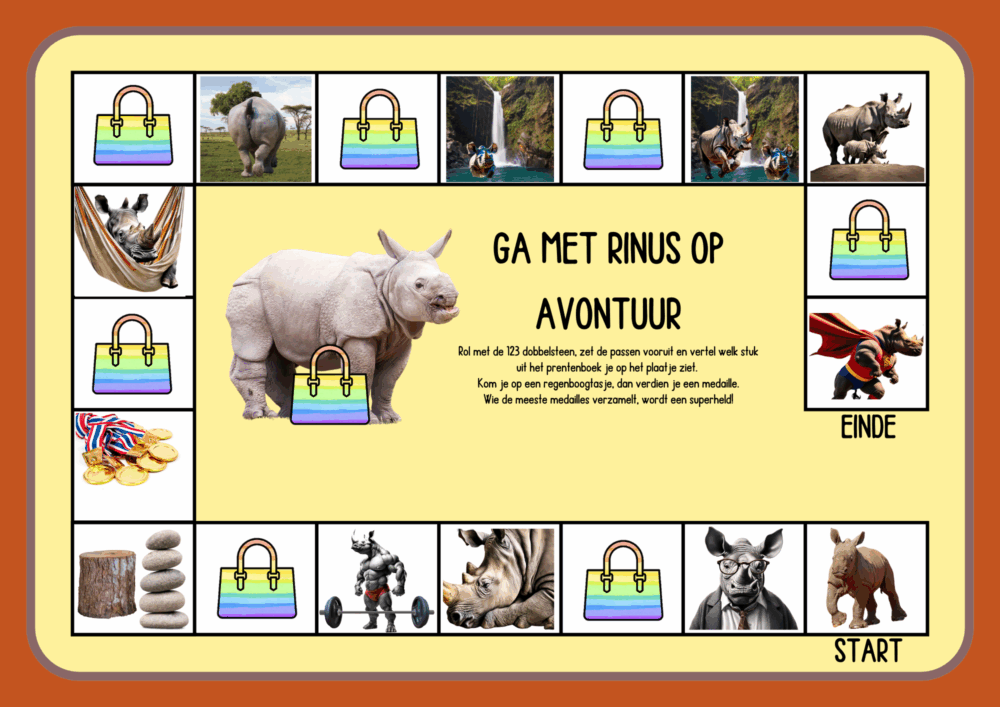 Bordspel op avontuur met Rinus