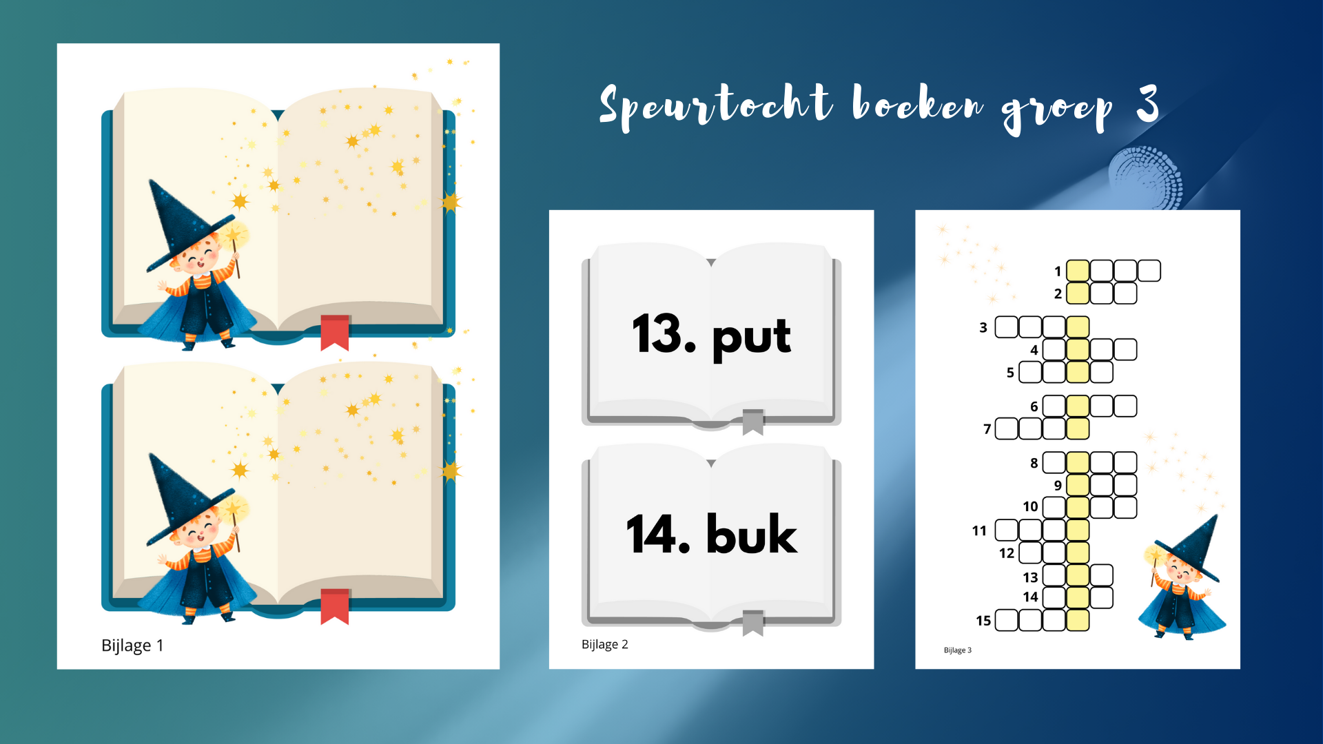 Speurtocht boeken groep 3