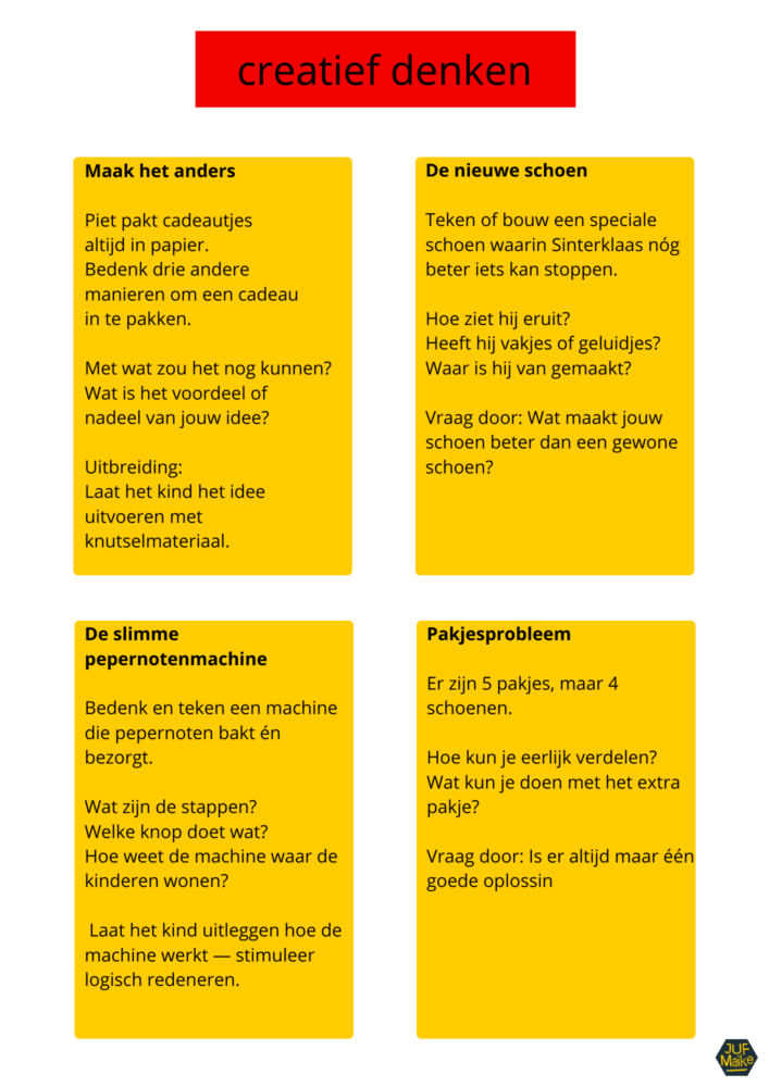 Verrijken Sinterklaas bouwhoek